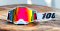 Мото окуляри 100% ARMEGA Goggle HiPER White - Silver Mirror Lens