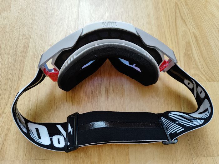 Мото окуляри 100% ARMEGA Goggle HiPER White - Silver Mirror Lens