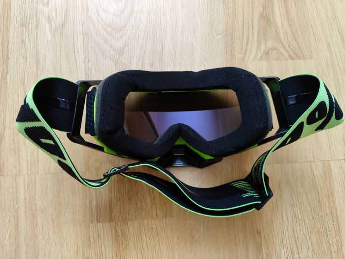 Мото окуляри 100% ARMEGA Goggle HiPER Yellow - Silver Mirror Lens