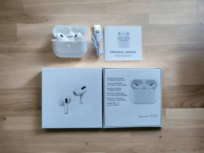 Навушники вкладиші бездротові TWS AirPods Pro 2nd Gen + ЧОХОЛ
